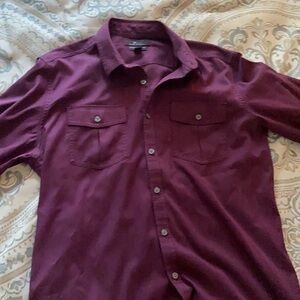 Men’s Marc Anthony Maroon Button Down